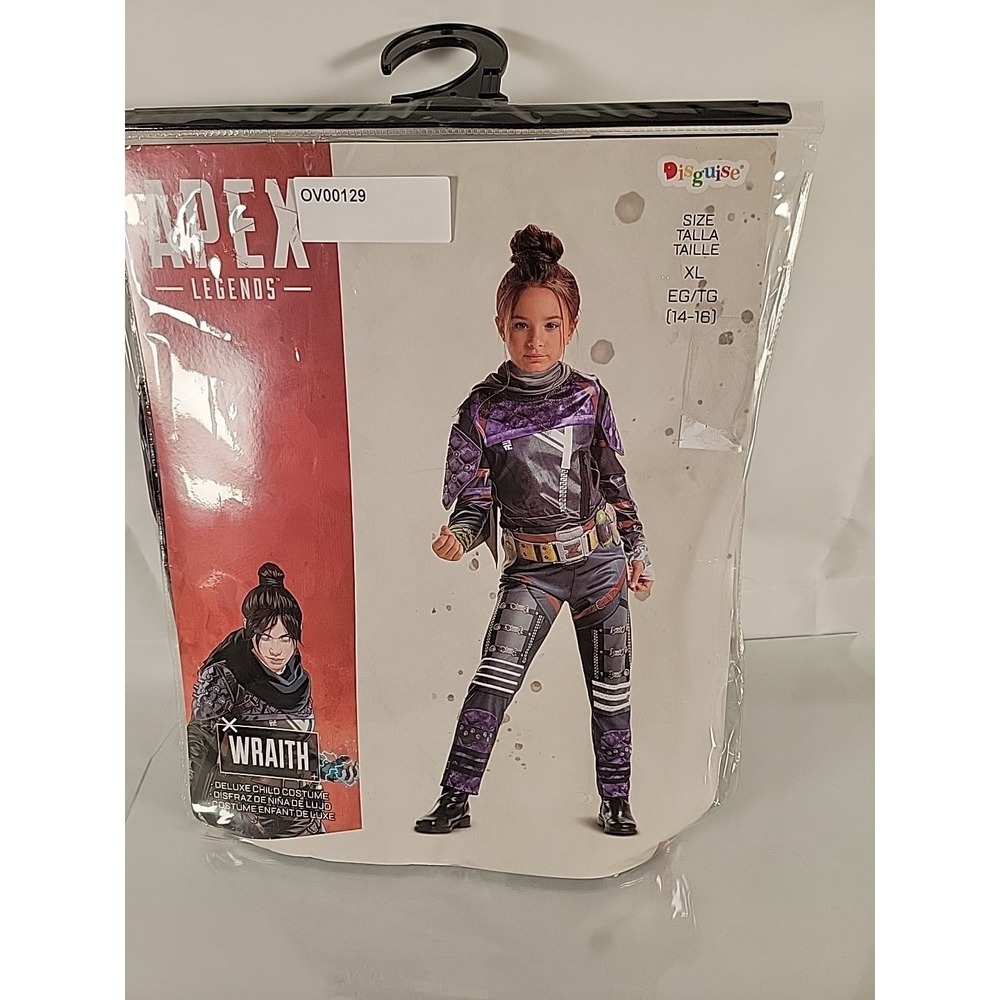 Apex Legends Wraith‎ Deluxe Video Game Halloween Cosplay Costume Size Large XL